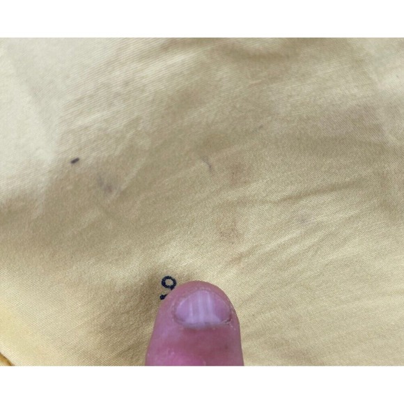 FRESH Women's Shorts Size 6 Yellow Anchors All Over Cotton Blend - Picture 8 of 11